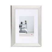 WALTHER Cadre alu brossé Aluline 50x70 - photo 40x50cm silver -Par 4