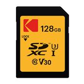 KODAK Carte Mmoire SD 128 GB - UHS-1 U3 V30 Ultra classe 30
