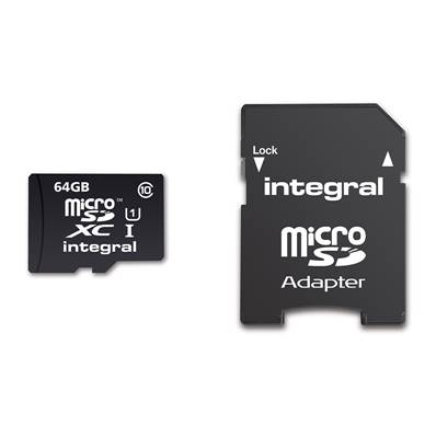 INTEGRAL Carte Mémoire UltimaPro 40 MB Micro SDHC 64GB - Classe 10