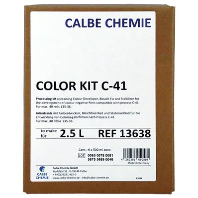 CALBE Chimie C41 Color Kit pour 2.5L