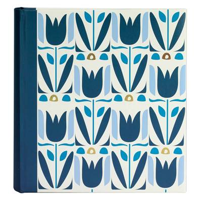 ERICA Album Pochettes Flowers 3 25x22.5cm 200 vues - Bleu - Lot de 2