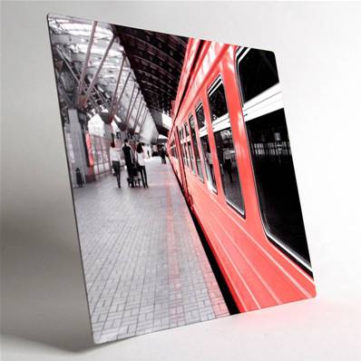 CHROMALUXE Plaques Aluminium - Blanc Brillant - 20x30cm - X10