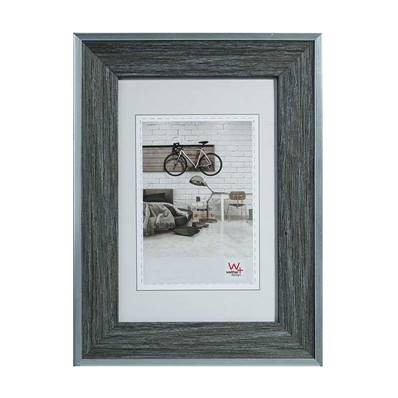WALTHER Cadre résine Bohemian 10x15cm gris - Lot de 4