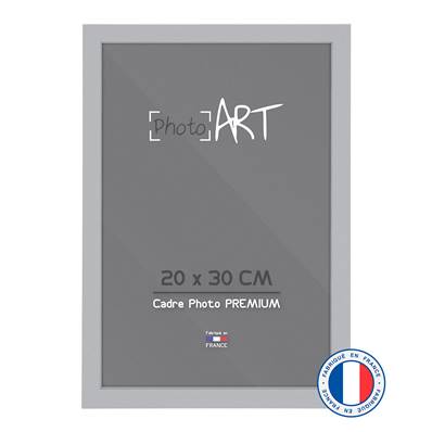 PHOTO ART PREMIUM Cadre bois 20x30 Argent lot de 4