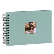 WALTHER Album tradi à spirale Fun 17x23cm 40p Bleu Menthe Lot de 2