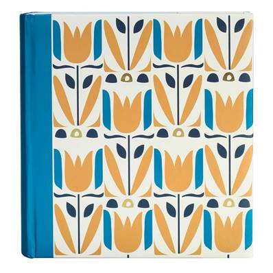 ERICA Album Pochettes Flowers 3 25x22.5cm 200V Bleu/Jaune Lot de 2