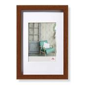 WALTHER Cadre bois Stockholm 30x45 - photo 20x30cm noyer - Lot de 4