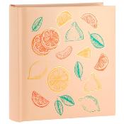ERICA Album photos mémo Agrumes beige 200ph 11.5x15 - Lot de 2