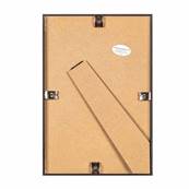 WALTHER Cadre alu brossé Aluline 15x20cm - Couleur Acier - Lot de 4