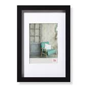 WALTHER Cadre bois Stockholm 15x20 - photo 10x15cm noir - Lot de 4