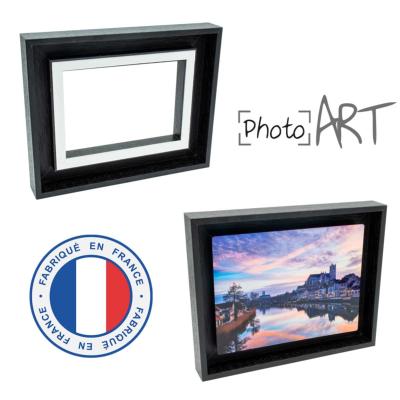 PHOTO ART Caisse Américaine 50x75cm Noir - Lot de 4