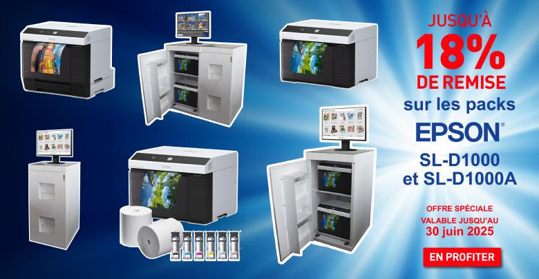 PROMO | Jusqu' 18% de remise sur les packs EPSON D1000