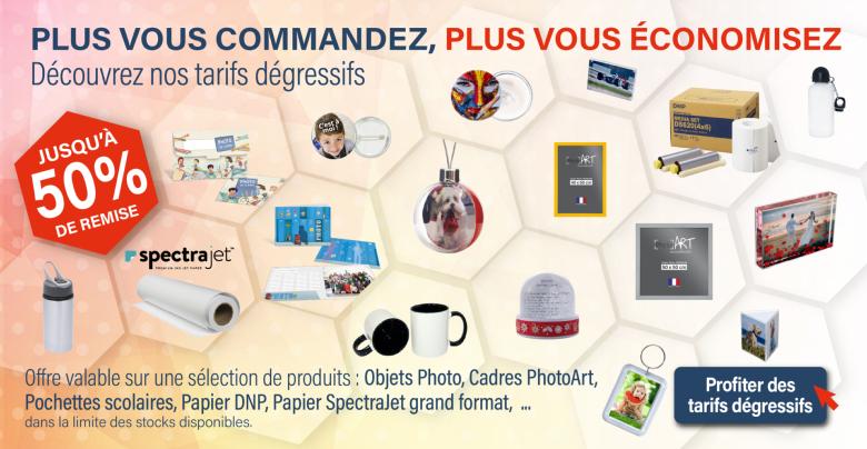 Tarif dgressif : plus vous commandez, plus vous conomisez 