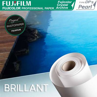 FUJIFILM Crystal Archive Brillant DPII Pearl 76.2X52 m carton de 1 Rl