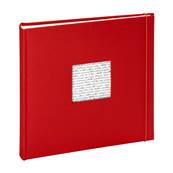 PANODIA Album Linea Traditionnel 30x30 240V - 10x15 Rouge - Lot de 2