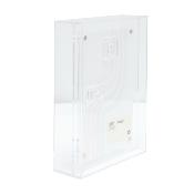 DEKNUDT Cadre Plexi Blanc 13x18cm Effet entre 2 verres - Lot de 2