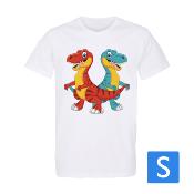 T-Shirt Blanc Homme Taille S prétraité pour impression DTG Lot de 10
