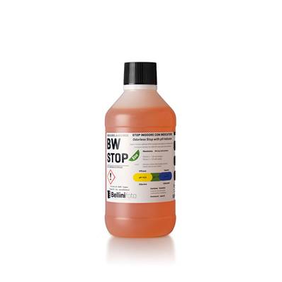 BELLINI FOTO Chimie Bain d'Arrêt Papier N&B 500 ml conc