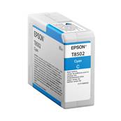 EPSON Encre Cyan T8502 pour SC-P800 80 ml 