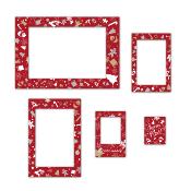 Cadres Magnétiques NOEL 5en1 pour photo 10x15 - Lot de 5