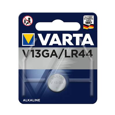 VARTA Piles LR44/V13GA - alcaline 1,5V x1 - lot de 10