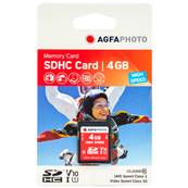AGFAPHOTO Carte Mémoire SDHC 4go High Speed C10 - RCP Incluse