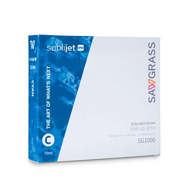 SAWGRASS Encre SubliJet UHD Cyan pour SG1000 - 70ml