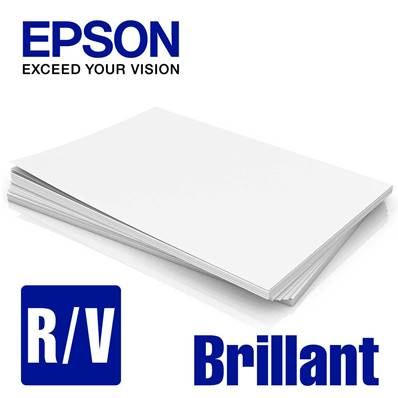 EPSON Papier Brillant R/V 190g A4 pour D1000A 400 feuilles