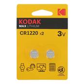 KODAK Piles Bouton Lithium x 2 CR1220 lot de 6