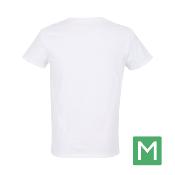 T-Shirt Blanc Homme Taille M prétraité pour impression DTG Lot de 10