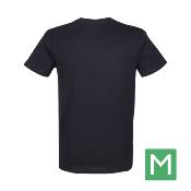 T-Shirt Noir Homme Taille M prétraité pour impression DTG Lot de 10