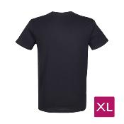T-Shirt Noir Homme Taille XL prétraité pour impression DTG Lot de 10 
