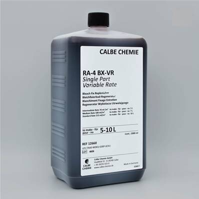 CALBE Chimie RA-4 BX-VR SP pour 5x5 à 10 Litres