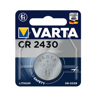 VARTA Piles CR2430 - lithium 3V x1- vendu par 10