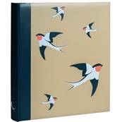 ERICA Album pochettes Kraftty 3 Oiseaux 37x23.8cm 500V Blanc Lot de 2