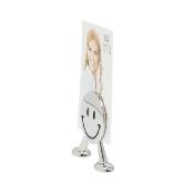 DEKNUDT Porte-photo Argenté Smiley - Lot de 6