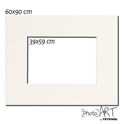 PASSE PARTOUT BLANC 60X90 PHOTO 40X60 Vendu par 3