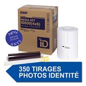 DNP Papier Identit pour ID600 10x15cm (4x6") 350 impressions