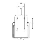 SECABO Adaptateur pour plaque de base TC5, TC7 et TS7 (Smart et Lite)