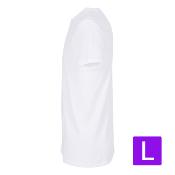 T-Shirt Blanc Homme Taille L prétraité pour impression DTG Lot de 10