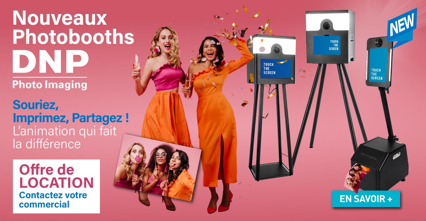 Nouvelle Photobooths DNP - disponibles en location