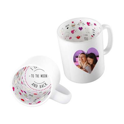 MUG Blanc 11oz avec poignée thème AMOUR Vendu par 12 