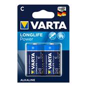 VARTA Piles Longlife Power Alcaline C/LR14 x2 à l'unité (DESTOCK)