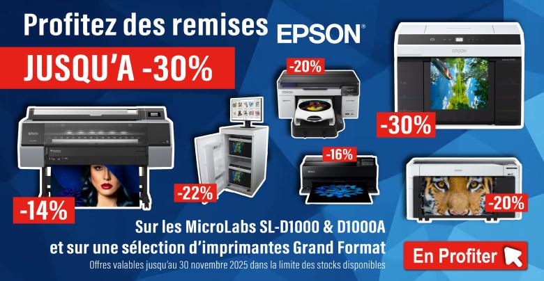 PROMO | Jusqu' 30% de remise sur les slection d'imprimante EPSON