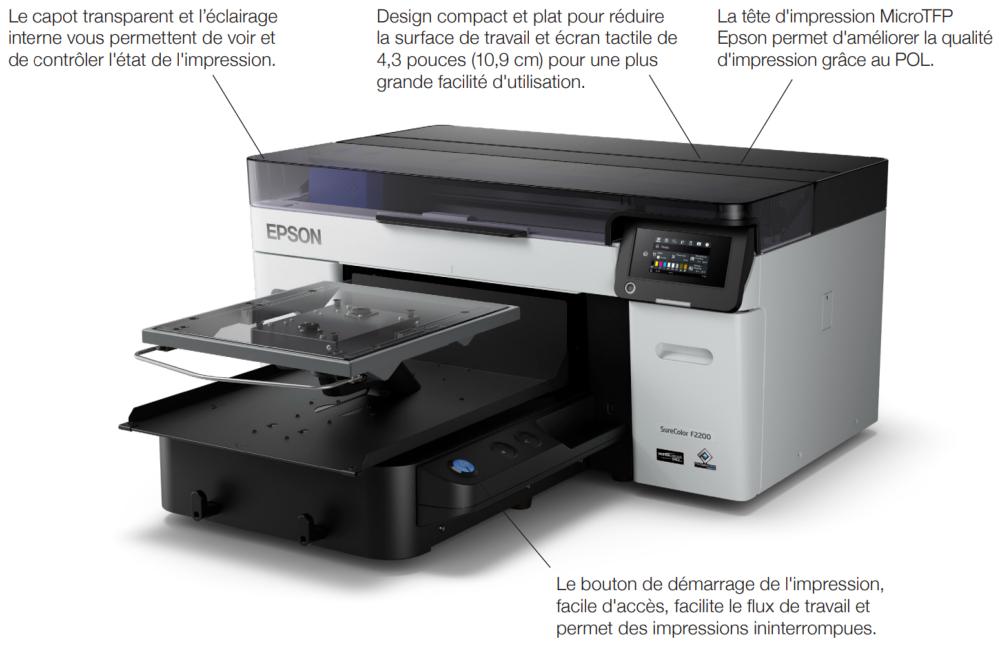 Fonctionnalités Epson F2200