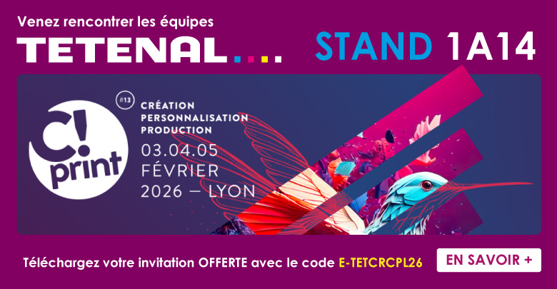 Retrouvez-nous au Salon C! Print - Stand 1A14 - 3.4.5 F�vrier 2026 � Lyon