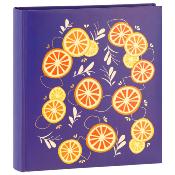 ERICA Album photos mémo Agrumes bleu 200ph 11.5x15 - Lot de 2