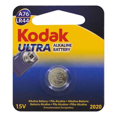 KODAK Piles Bouton Alcalines LR44 (A76) 1,5V lot de 6 discontinué