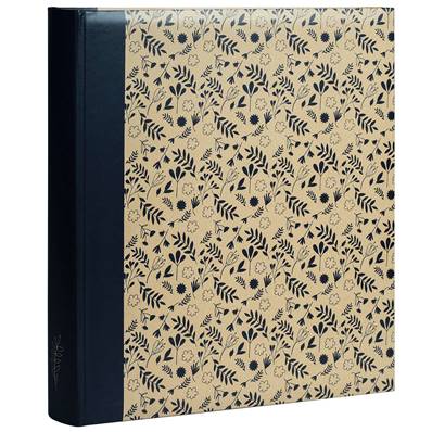 ERICA Album pochettes Kraftty 3 Fleurs 37x23.8cm 500V Bleu - Lot de 2