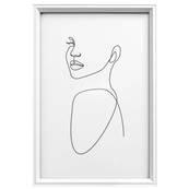 WALTHER Cadre MDF Silhouette 20x30cm blanc - Lot de 4